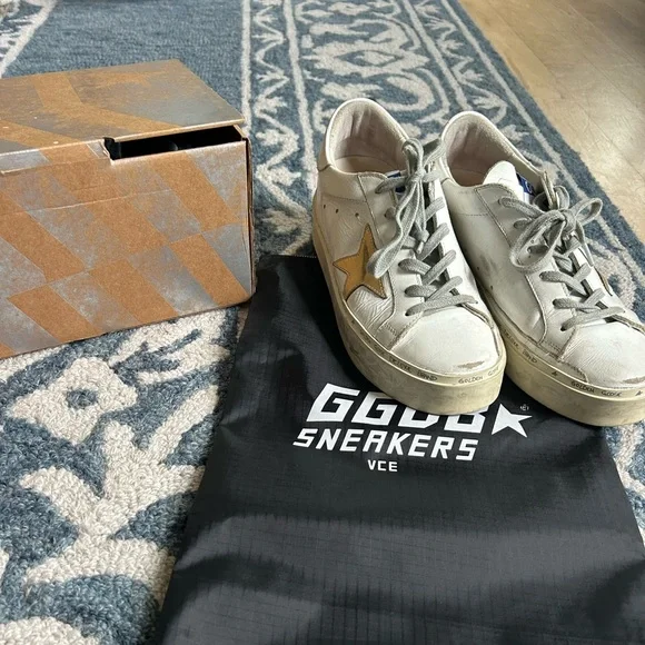 Golden Goose Hi Star Leather Low-top Sneakers in White excellent conditi… - Picture 11 of 11